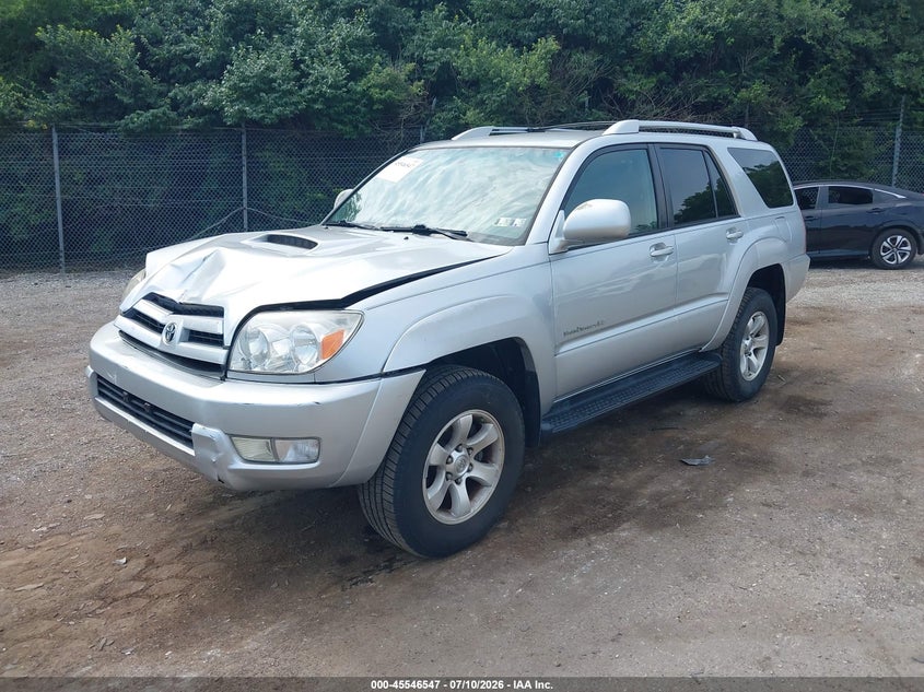 2005 Toyota 4runner VIN JTEBU14R850073860 IAAI salvage auction — FRONT END, Salvage (Pennsylvania), sold $2,250 on 2026-07-24 (photo 2)