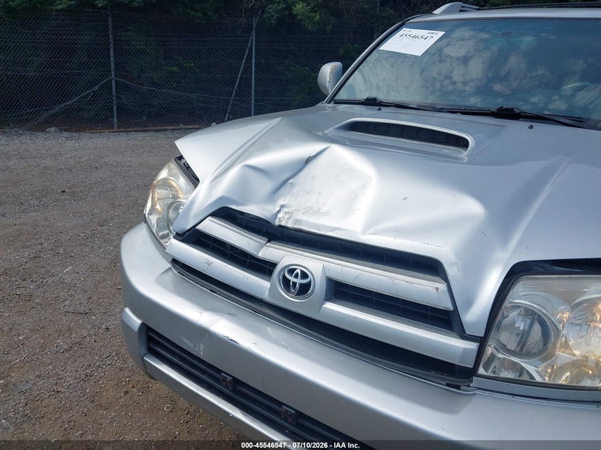2005 Toyota 4runner VIN JTEBU14R850073860 IAAI salvage auction — FRONT END, Salvage (Pennsylvania), sold $2,250 on 2026-07-24 (photo 6)