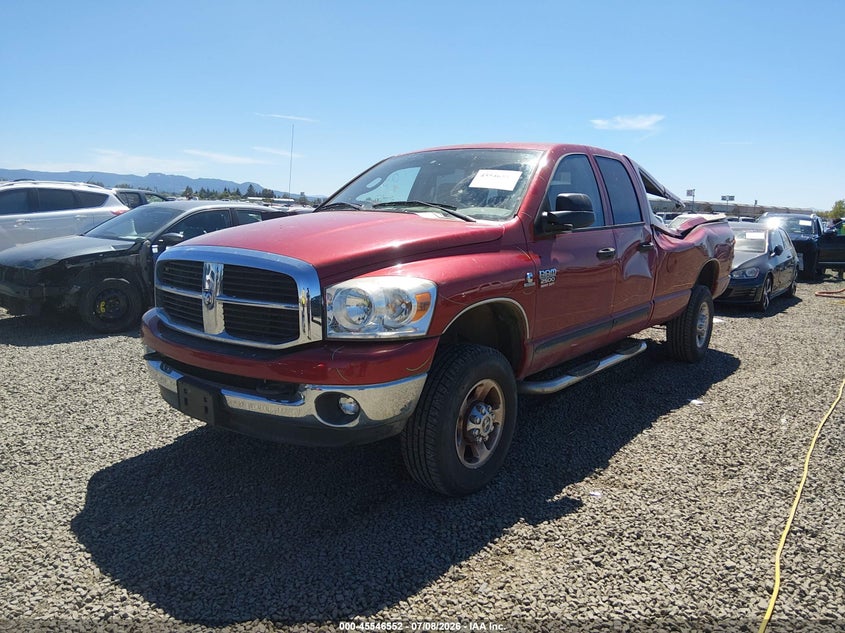 2007 Dodge Ram 2500 VIN 3D7KS28A57G843974 IAAI salvage auction — LEFT REAR, Salvage (Oregon), sold $13,100 on 2026-08-31 (photo 2)