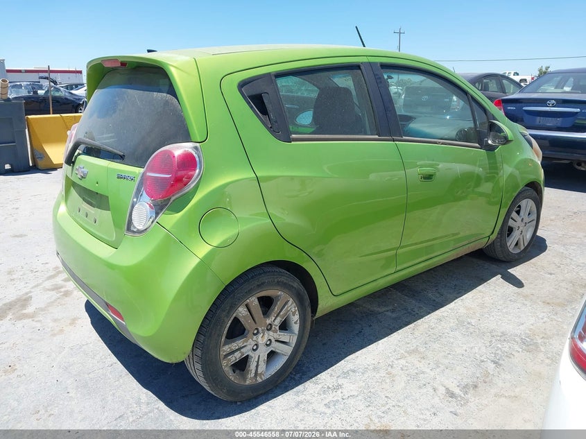 2015 Chevrolet Spark VIN KL8CD6S94FC716593 IAAI salvage auction — NORMAL WEAR, Salvage Title - Dealer (California), sold $650 on 2026-07-16 (photo 4)