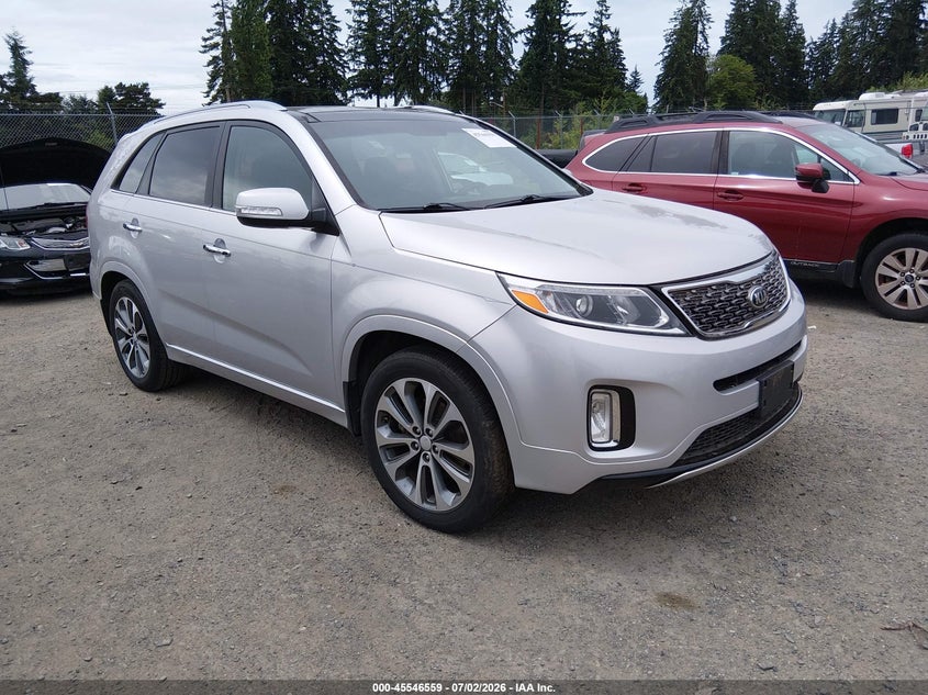 2014 Kia Sorento VIN 5XYKW4A74EG523842 IAAI salvage auction — NORMAL WEAR, Clear (Washington), sold $1,750 on 2026-07-29 (photo 1)