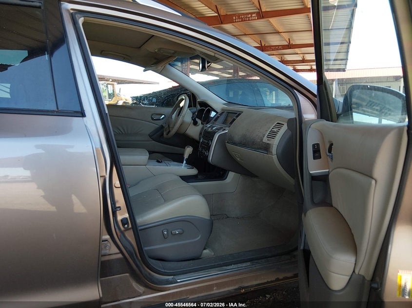 2009 Nissan Murano VIN JN8AZ18W29W208419 IAAI salvage auction — SIDE, Salvage (Arizona), sold $225 on 2026-07-28 (photo 5)
