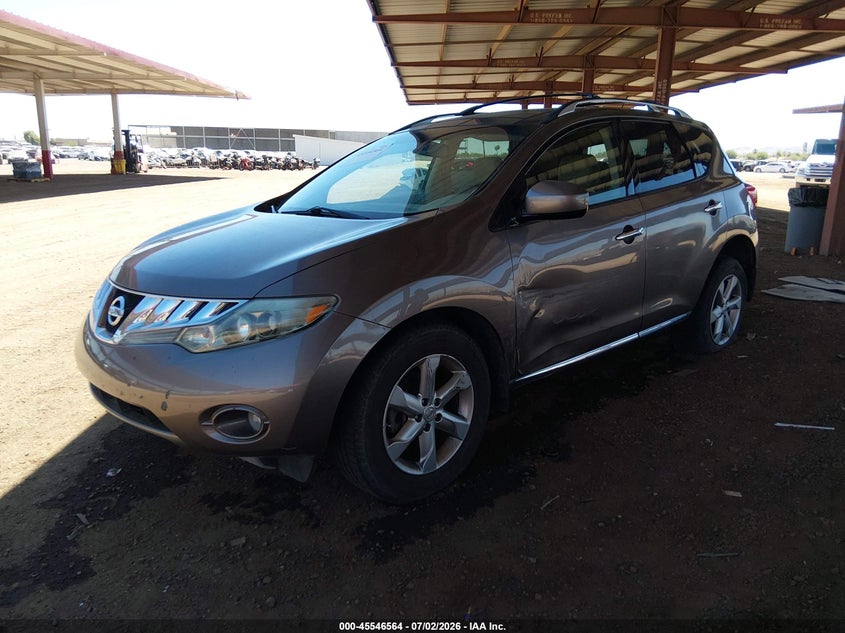 2009 Nissan Murano VIN JN8AZ18W29W208419 IAAI salvage auction — SIDE, Salvage (Arizona), sold $225 on 2026-07-28 (photo 6)