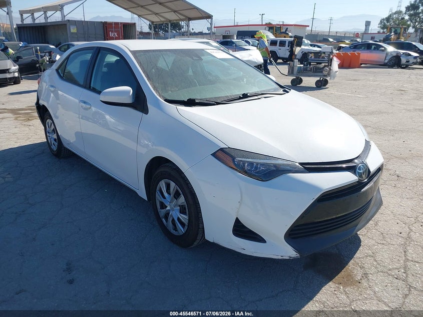 2017 Toyota Corolla VIN 5YFBURHEXHP732431 IAAI salvage auction — LEFT REAR, Salvage (California), sold $50 on 2026-07-29 (photo 1)