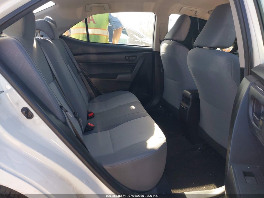 2017 Toyota Corolla VIN 5YFBURHEXHP732431 IAAI salvage auction — LEFT REAR, Salvage (California), sold $50 on 2026-07-29 (photo 8)