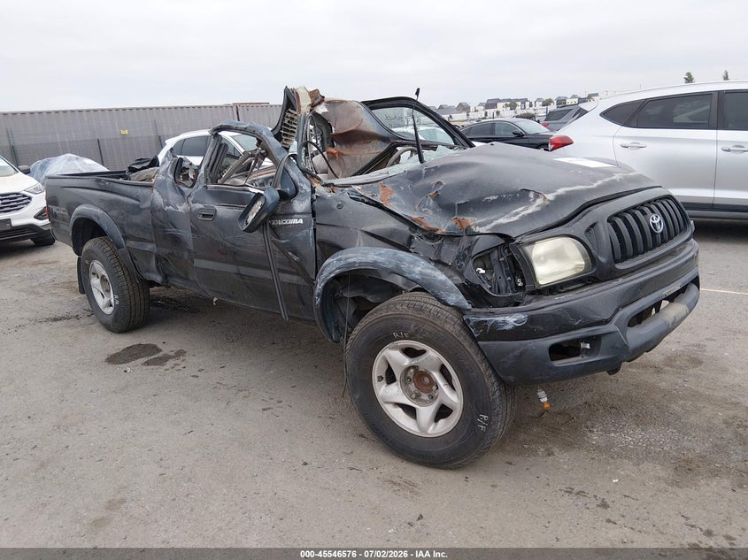 2002 Toyota Tacoma VIN 5TESN92N52Z890909 IAAI salvage auction — ROLLOVER, Non-Repairable (California), sold $900 on 2026-07-20 (photo 1)