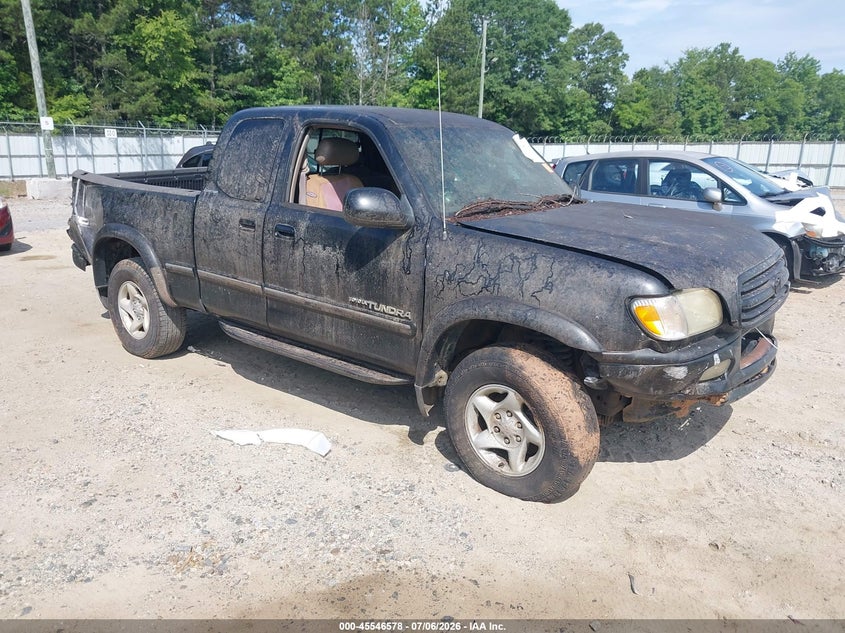 2001 Toyota Tundra VIN 5TBBT48111S187034 IAAI salvage auction — NORMAL WEAR, Clear (Georgia), sold $1,375 on 2026-07-09 (photo 1)