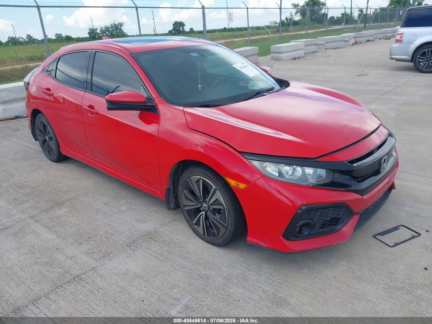 2018 Honda Civic VIN SHHFK7H58JU223644 IAAI salvage auction — LEFT SIDE, Salvage Title, sold $3,250 on 2026-07-24 (photo 1)