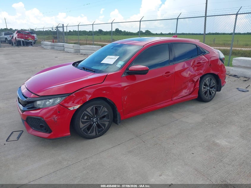 2018 Honda Civic VIN SHHFK7H58JU223644 IAAI salvage auction — LEFT SIDE, Salvage Title, sold $3,250 on 2026-07-24 (photo 2)