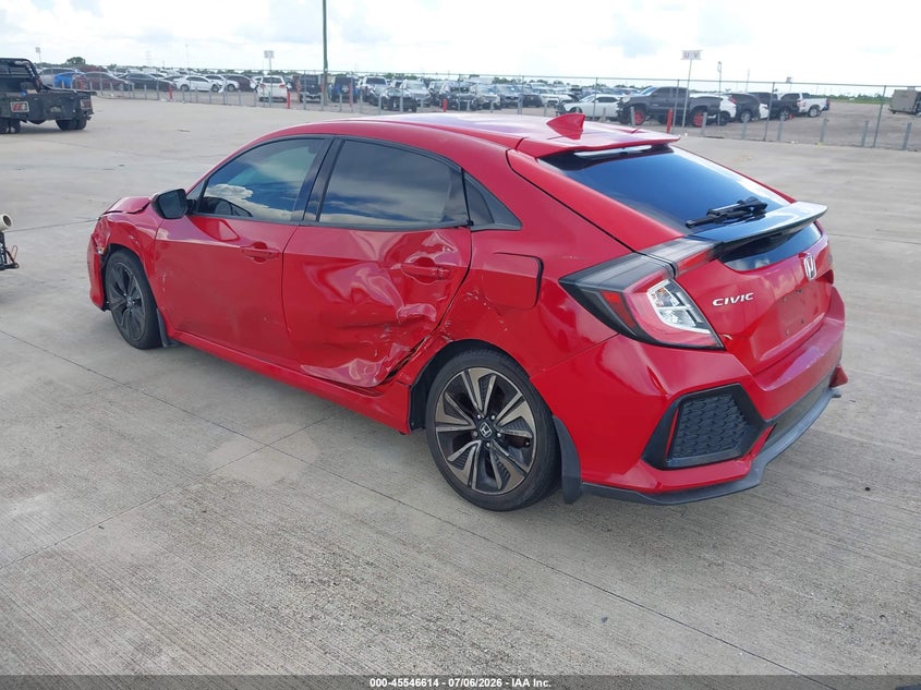2018 Honda Civic VIN SHHFK7H58JU223644 IAAI salvage auction — LEFT SIDE, Salvage Title, sold $3,250 on 2026-07-24 (photo 3)