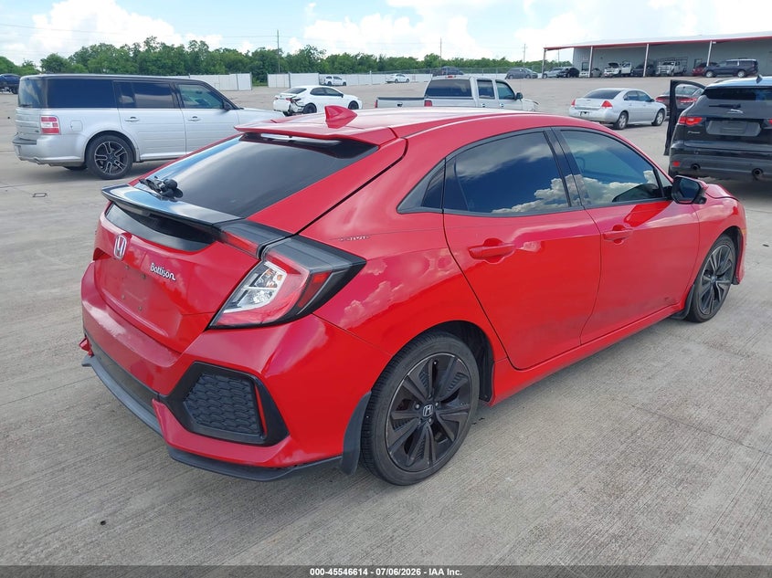 2018 Honda Civic VIN SHHFK7H58JU223644 IAAI salvage auction — LEFT SIDE, Salvage Title, sold $3,250 on 2026-07-24 (photo 4)