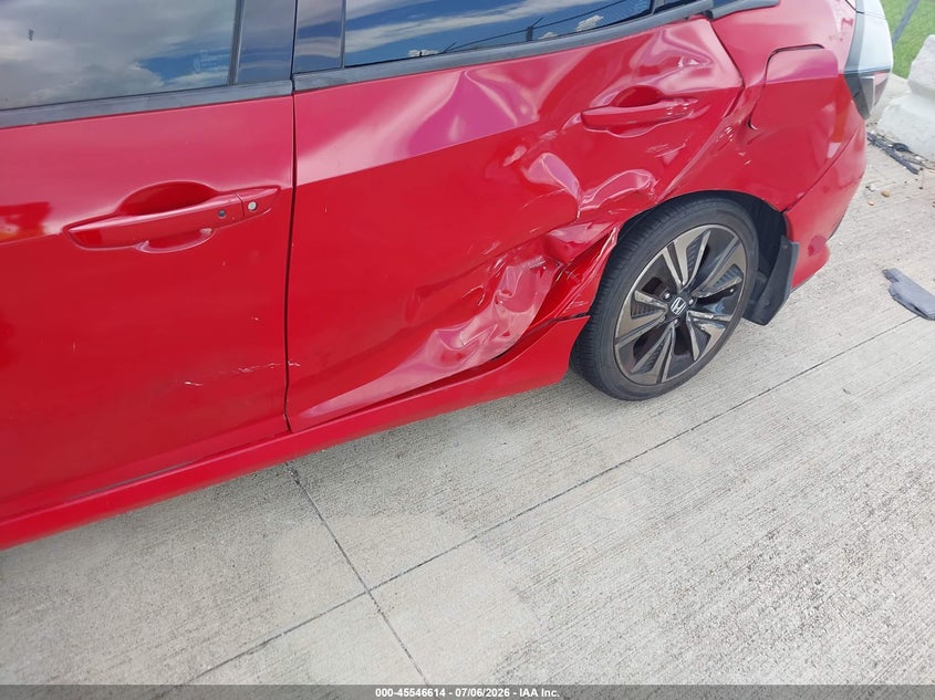 2018 Honda Civic VIN SHHFK7H58JU223644 IAAI salvage auction — LEFT SIDE, Salvage Title, sold $3,250 on 2026-07-24 (photo 6)