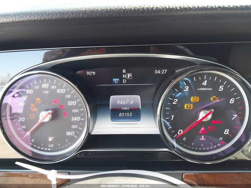 2017 Mercedes-benz E-klasse VIN WDDZF4JB3HA030473 IAAI salvage auction — FRONT END, Salvage Title, sold $5,200 on 2026-07-22 (photo 7)