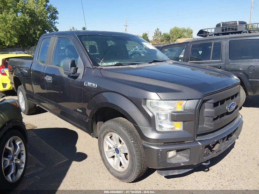 2016 Ford F-150 VIN 1FTEX1EP7GFA64489 IAAI salvage auction — NORMAL WEAR, Clear (Colorado), sold $4,700 on 2026-07-26 (photo 1)