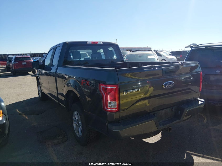 2016 Ford F-150 VIN 1FTEX1EP7GFA64489 IAAI salvage auction — NORMAL WEAR, Clear (Colorado), sold $4,700 on 2026-07-26 (photo 3)