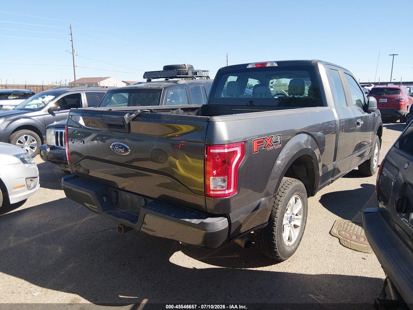 2016 Ford F-150 VIN 1FTEX1EP7GFA64489 IAAI salvage auction — NORMAL WEAR, Clear (Colorado), sold $4,700 on 2026-07-26 (photo 4)