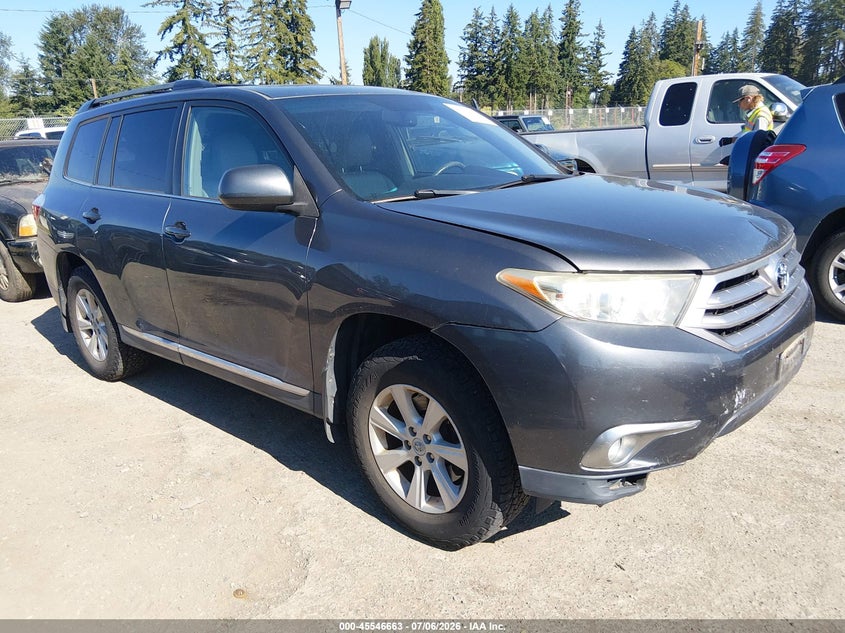 2011 Toyota Highlander VIN 5TDBK3EH9BS073905 IAAI salvage auction — FRONT END, Bill Of Sale (Washington), sold $3,450 on 2026-07-22 (photo 1)