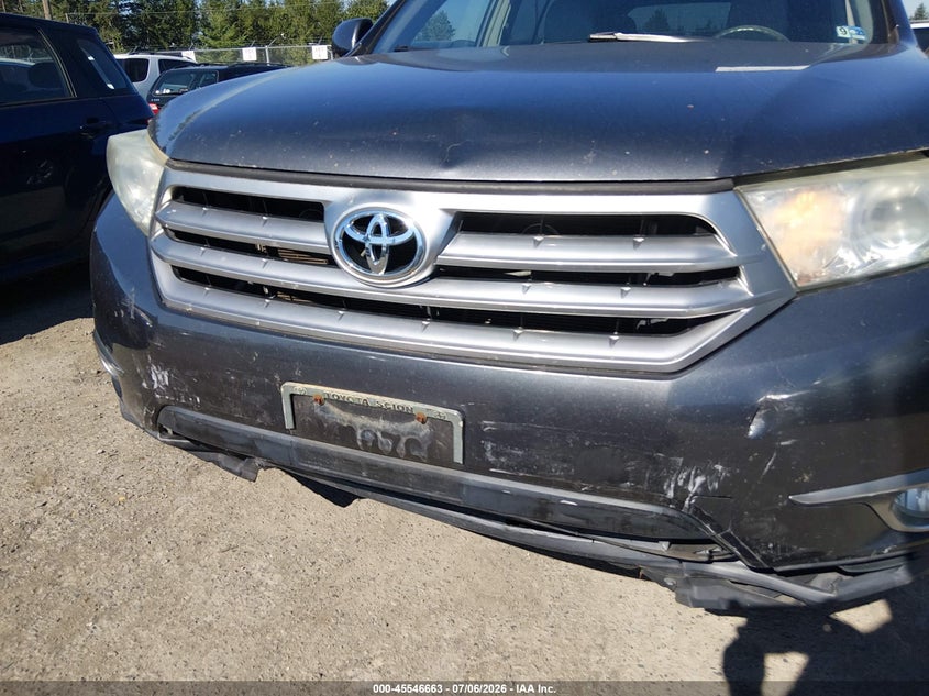 2011 Toyota Highlander VIN 5TDBK3EH9BS073905 IAAI salvage auction — FRONT END, Bill Of Sale (Washington), sold $3,450 on 2026-07-22 (photo 6)