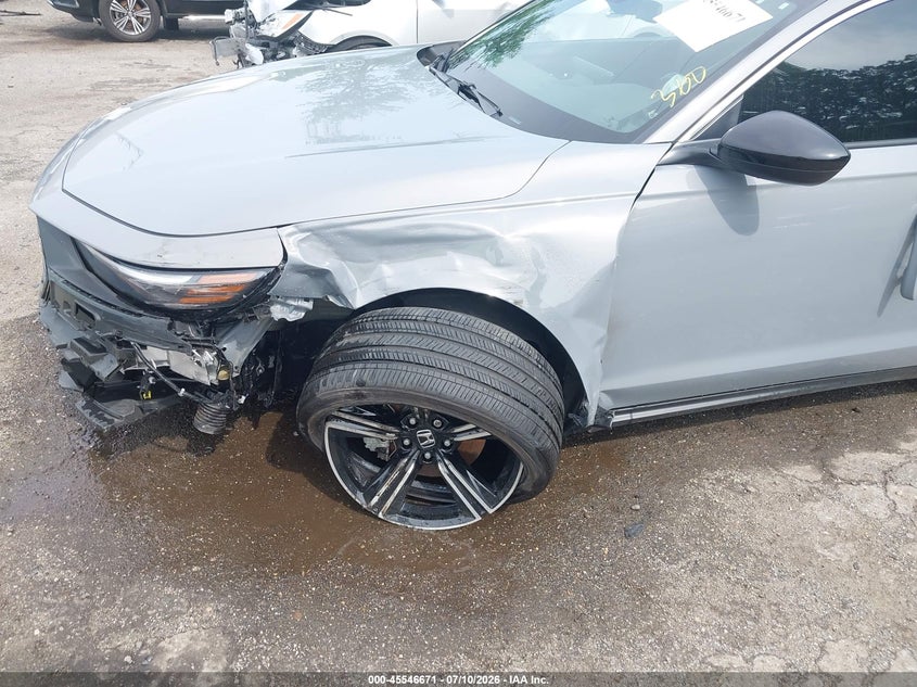2024 Honda Accord VIN 1HGCY2F56RA080675 IAAI salvage auction — FRONT END, Wait Title, sold $9,700 on 2026-08-26 (photo 6)