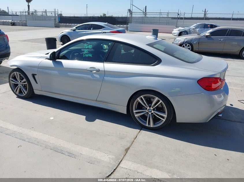 2014 BMW 4er VIN WBA3R1C55EF729404 IAAI salvage auction — FRONT END, Salvage (California), sold $2,775 on 2026-07-29 (photo 3)