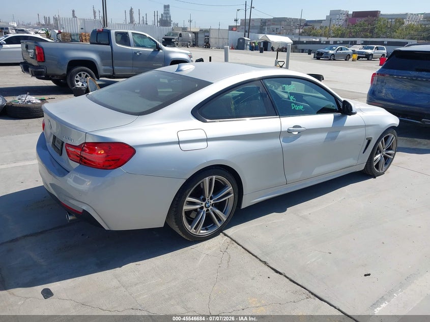 2014 BMW 4er VIN WBA3R1C55EF729404 IAAI salvage auction — FRONT END, Salvage (California), sold $2,775 on 2026-07-29 (photo 4)