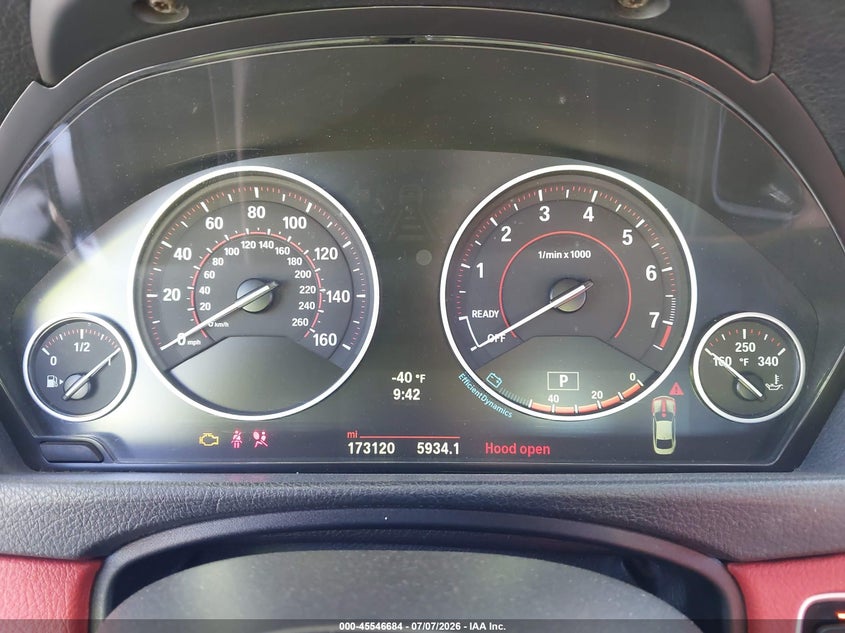 2014 BMW 4er VIN WBA3R1C55EF729404 IAAI salvage auction — FRONT END, Salvage (California), sold $2,775 on 2026-07-29 (photo 7)