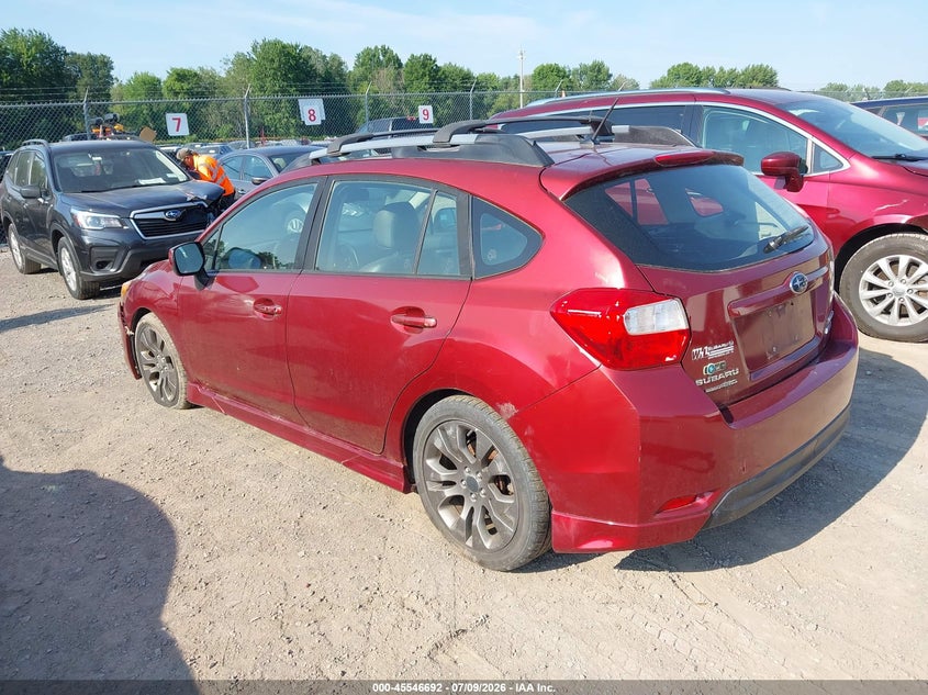 2012 Subaru Impreza VIN JF1GPAS6XCH203247 IAAI salvage auction — NORMAL WEAR, Clear (New York), sold $375 on 2026-07-30 (photo 3)