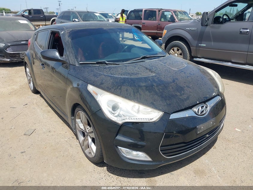 2012 Hyundai Veloster VIN KMHTC6AD7CU048287 IAAI salvage auction — NORMAL WEAR, Clear-Dealer Only (Alaska), sold $550 on 2026-07-15 (photo 1)