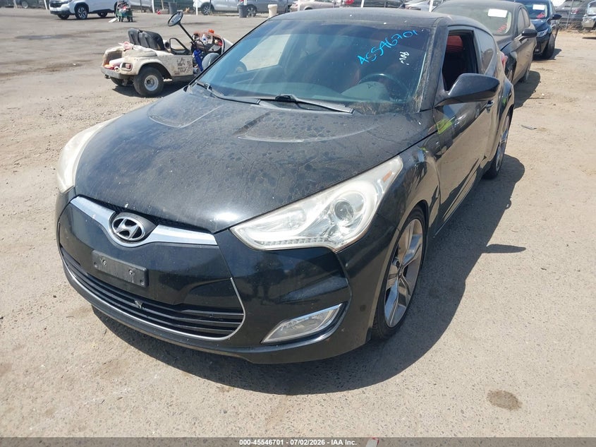2012 Hyundai Veloster VIN KMHTC6AD7CU048287 IAAI salvage auction — NORMAL WEAR, Clear-Dealer Only (Alaska), sold $550 on 2026-07-15 (photo 2)
