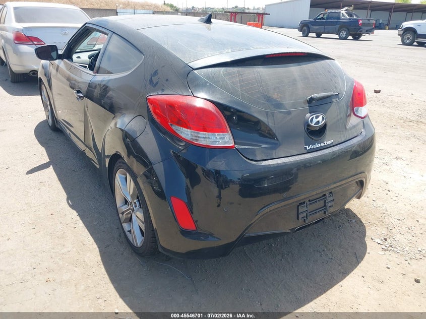 2012 Hyundai Veloster VIN KMHTC6AD7CU048287 IAAI salvage auction — NORMAL WEAR, Clear-Dealer Only (Alaska), sold $550 on 2026-07-15 (photo 3)