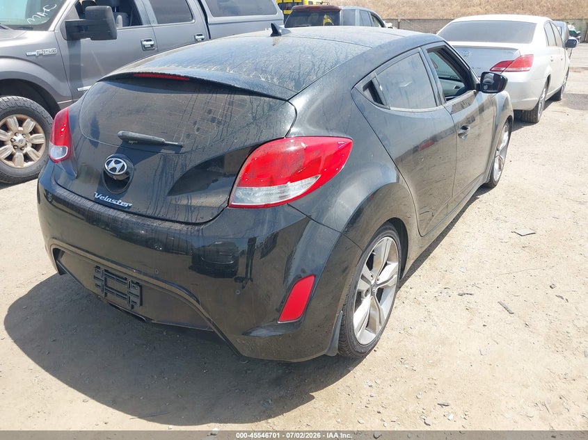 2012 Hyundai Veloster VIN KMHTC6AD7CU048287 IAAI salvage auction — NORMAL WEAR, Clear-Dealer Only (Alaska), sold $550 on 2026-07-15 (photo 4)