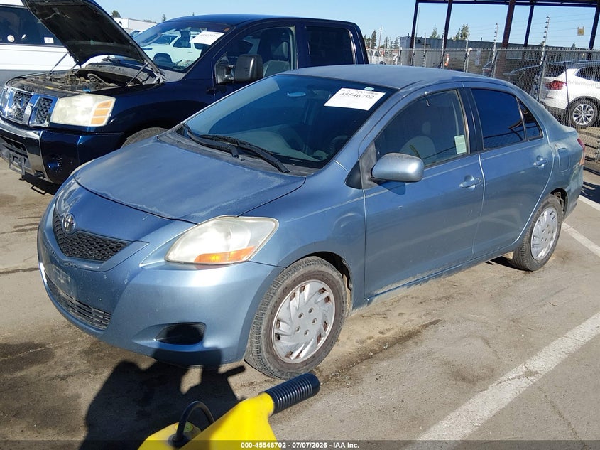 2010 Toyota Yaris VIN JTDBT4K34A1365310 IAAI salvage auction — FRONT END, Clear - Dealer Only (California), sold $2,075 on 2026-07-14 (photo 2)