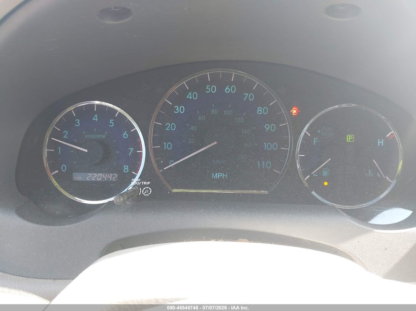 2010 Toyota Sienna VIN 5TDYK4CC2AS315827 IAAI salvage auction — NORMAL WEAR, Clear (Georgia), sold $1,050 on 2026-07-15 (photo 7)