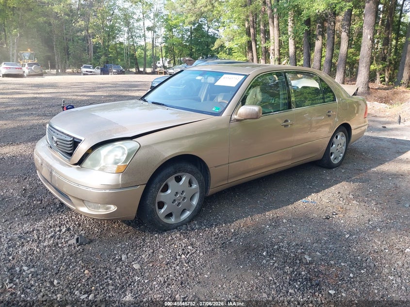 2002 Lexus Ls 430 VIN JTHBN30F020079252 IAAI salvage auction — FRONT & REAR, Clear (Virginia), sold $300 on 2026-07-28 (photo 2)