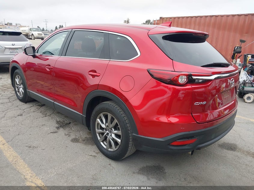2018 Mazda Cx-9 VIN JM3TCACY9J0204106 IAAI salvage auction — RIGHT FRONT, Salvage (California), sold $3,550 on 2026-07-10 (photo 3)