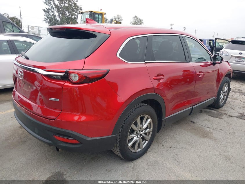 2018 Mazda Cx-9 VIN JM3TCACY9J0204106 IAAI salvage auction — RIGHT FRONT, Salvage (California), sold $3,550 on 2026-07-10 (photo 4)