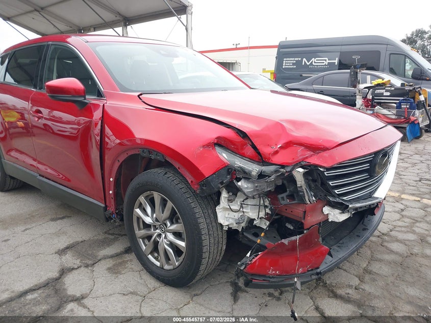 2018 Mazda Cx-9 VIN JM3TCACY9J0204106 IAAI salvage auction — RIGHT FRONT, Salvage (California), sold $3,550 on 2026-07-10 (photo 6)
