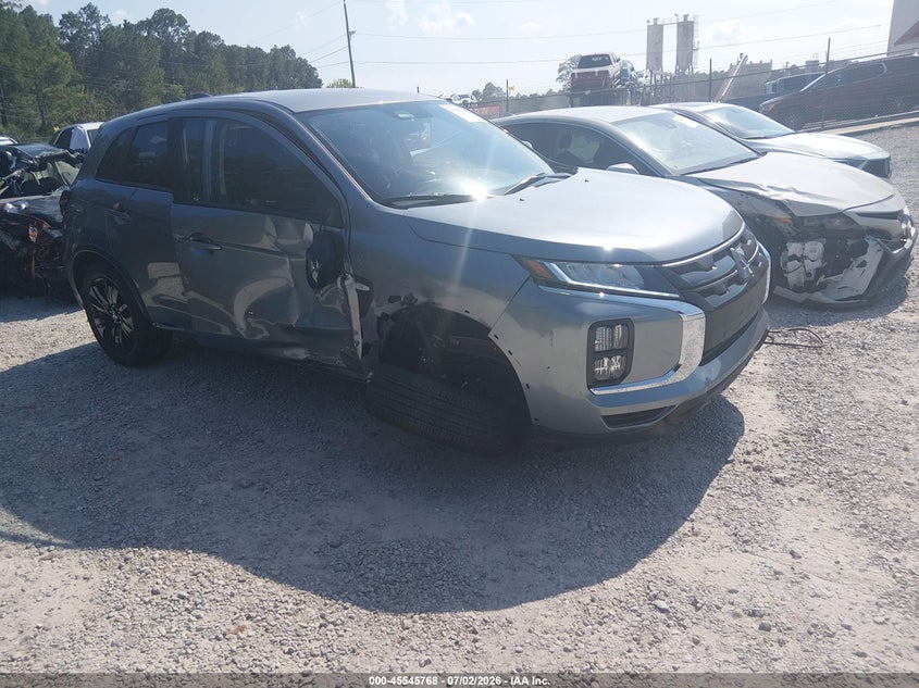 2026 Mitsubishi Outlander VIN JA4ARUAU4TU022447 IAAI salvage auction — RIGHT FRONT, Enterprise Vehicles Clear Only (Mississippi), sold $2,300 on 2026-07-08 (photo 1)