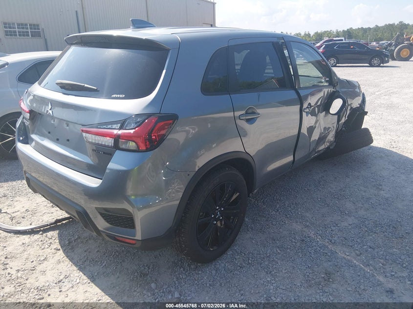 2026 Mitsubishi Outlander VIN JA4ARUAU4TU022447 IAAI salvage auction — RIGHT FRONT, Enterprise Vehicles Clear Only (Mississippi), sold $2,300 on 2026-07-08 (photo 4)