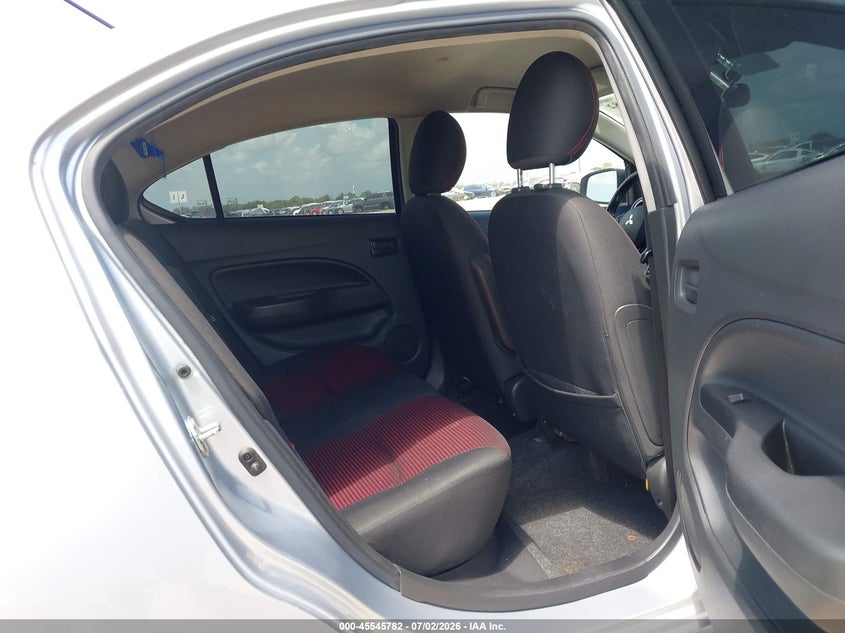 2020 Mitsubishi Mirage VIN ML32F4FJ1LHF00923 IAAI salvage auction — LEFT REAR, Salvage Title, sold $2,050 on 2026-08-24 (photo 8)