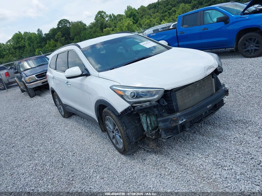 2017 Hyundai Santa fe VIN KM8SM4HF2HU247548 IAAI salvage auction — FRONT END, Salvage (Alabama), sold $25 on 2026-07-23 (photo 1)