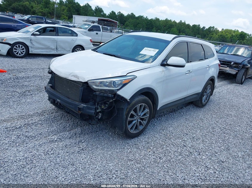 2017 Hyundai Santa fe VIN KM8SM4HF2HU247548 IAAI salvage auction — FRONT END, Salvage (Alabama), sold $25 on 2026-07-23 (photo 2)