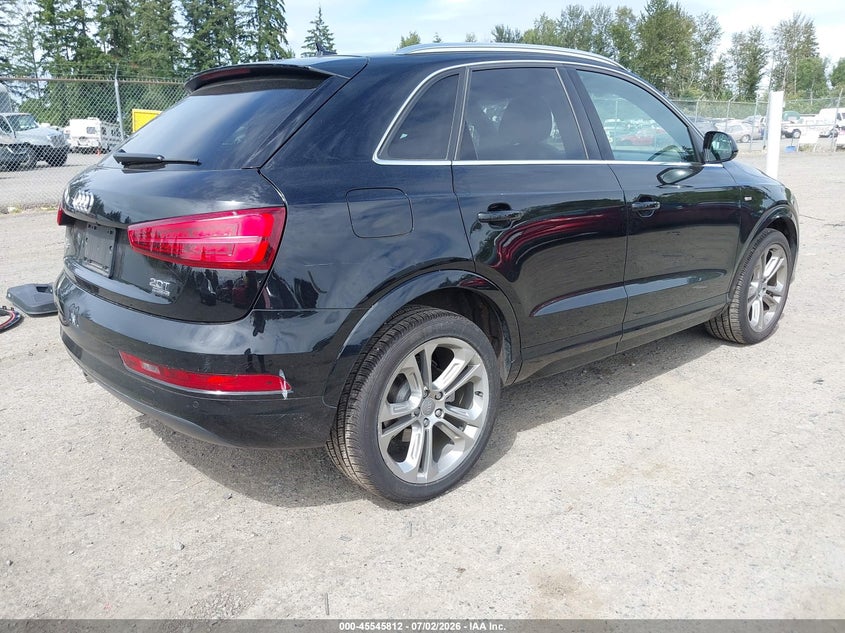 2018 Audi Q3 VIN WA1JCCFS8JR007193 IAAI salvage auction — LEFT SIDE, Salvage Title, sold $6,100 on 2026-07-29 (photo 4)
