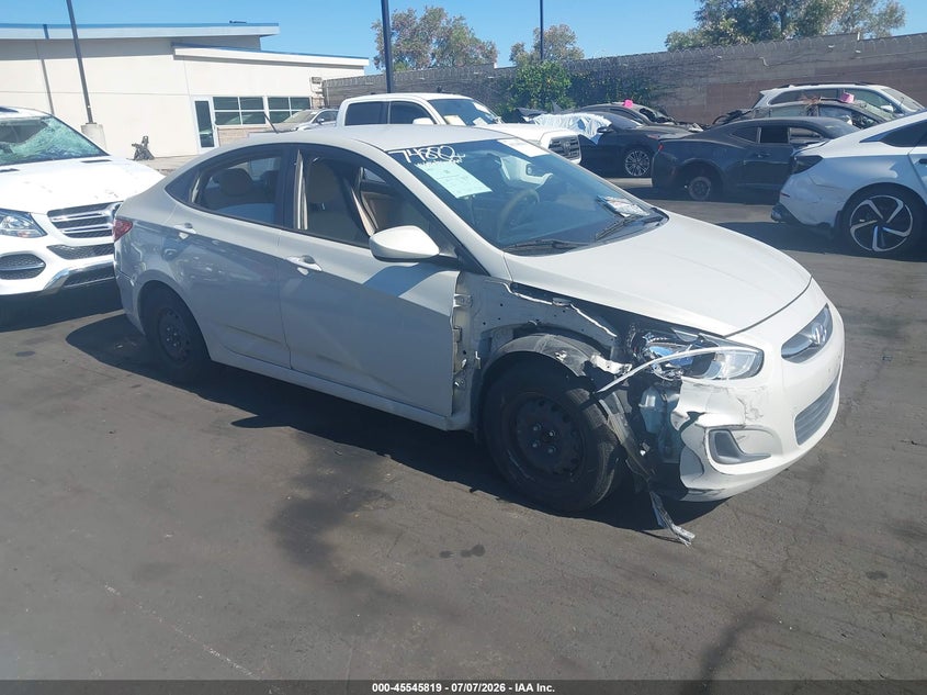 2015 Hyundai Accent VIN KMHCT4AE5FU936439 IAAI salvage auction — SIDE, Salvage Certificate (California), sold $875 on 2026-07-10 (photo 1)