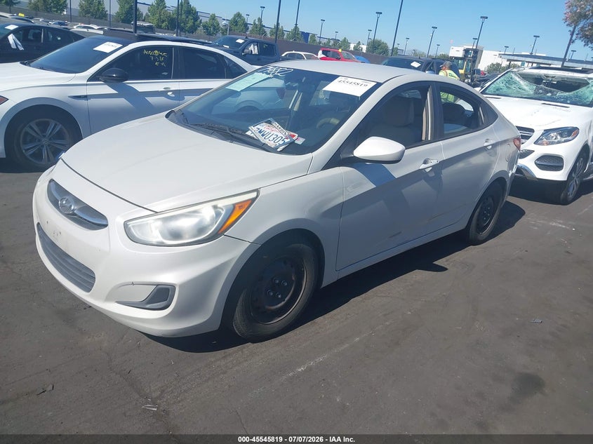2015 Hyundai Accent VIN KMHCT4AE5FU936439 IAAI salvage auction — SIDE, Salvage Certificate (California), sold $875 on 2026-07-10 (photo 2)