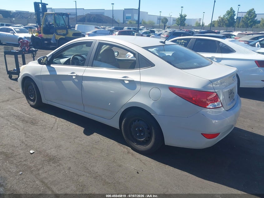 2015 Hyundai Accent VIN KMHCT4AE5FU936439 IAAI salvage auction — SIDE, Salvage Certificate (California), sold $875 on 2026-07-10 (photo 3)