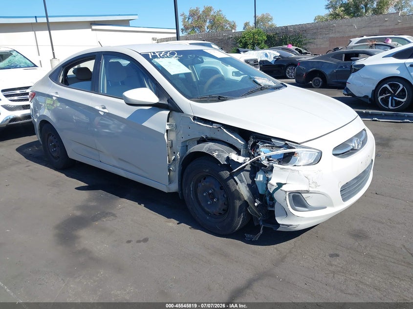 2015 Hyundai Accent VIN KMHCT4AE5FU936439 IAAI salvage auction — SIDE, Salvage Certificate (California), sold $875 on 2026-07-10 (photo 6)