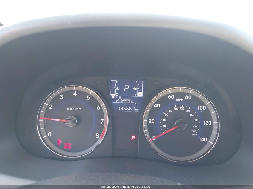 2015 Hyundai Accent VIN KMHCT4AE5FU936439 IAAI salvage auction — SIDE, Salvage Certificate (California), sold $875 on 2026-07-10 (photo 7)