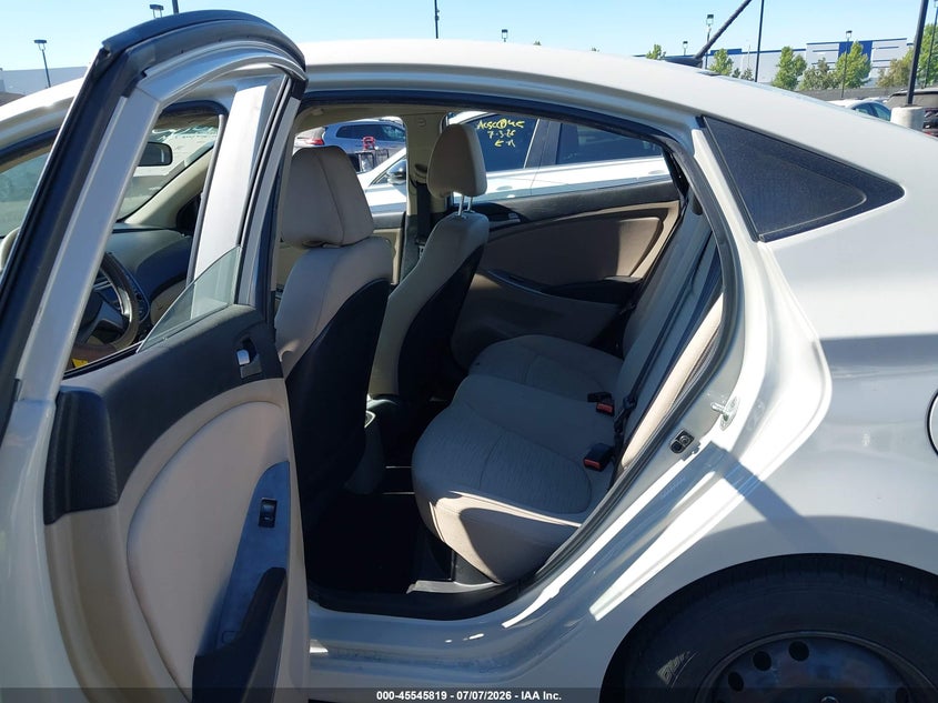 2015 Hyundai Accent VIN KMHCT4AE5FU936439 IAAI salvage auction — SIDE, Salvage Certificate (California), sold $875 on 2026-07-10 (photo 8)