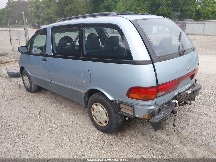 1991 Toyota PREVIA VIN JT3AC11R7M0033408 IAAI salvage auction — REAR END, Salvage (Ohio), sold $700 on 2026-07-26 (photo 3)